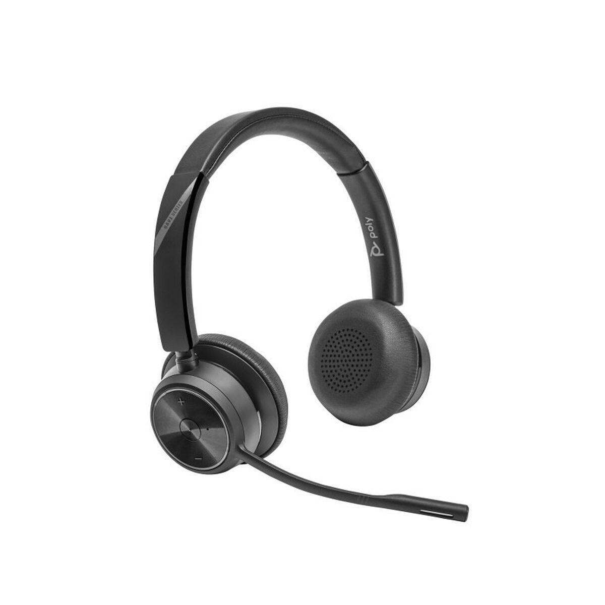 Hovedtelefoner med mikrofon Poly Savi 7420 Sort