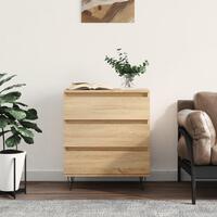 Skænk 60x35x70 cm konstrueret træ sonoma-eg