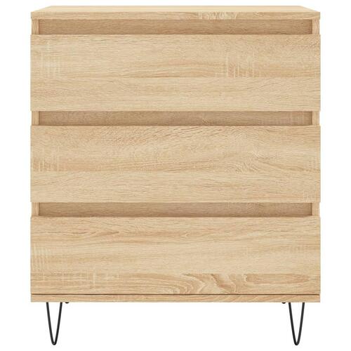 Skænk 60x35x70 cm konstrueret træ sonoma-eg