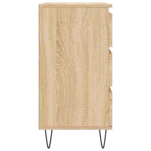 Skænk 60x35x70 cm konstrueret træ sonoma-eg