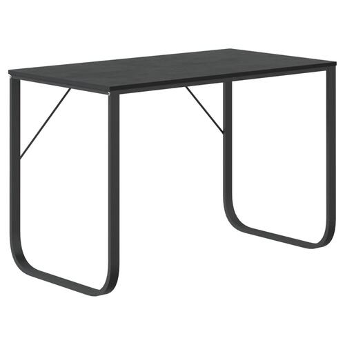 Computerbord 110x60x73 cm spånplade sort