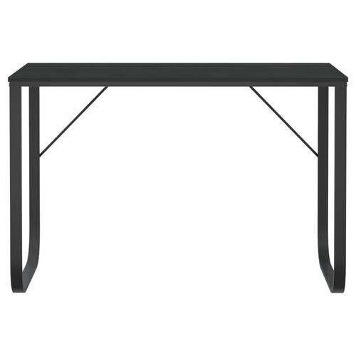 Computerbord 110x60x73 cm spånplade sort