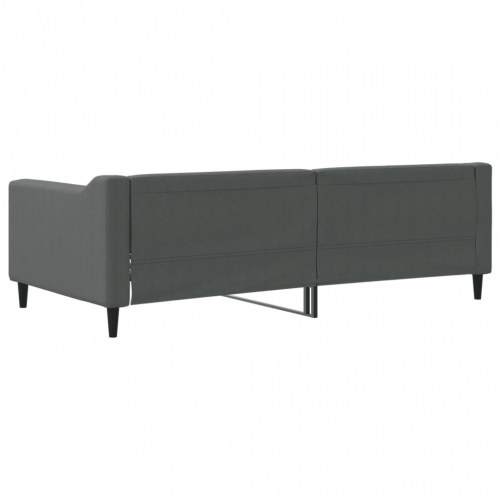 Daybed 90×190 cm i stof - mørkegrå sovesofa