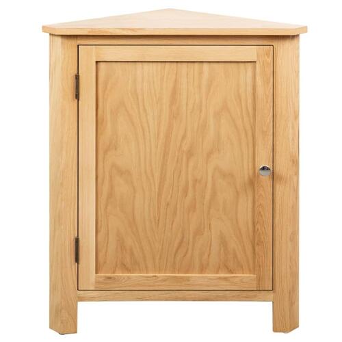 Hjørneskab 59 x 45 x 80 cm massivt egetræ