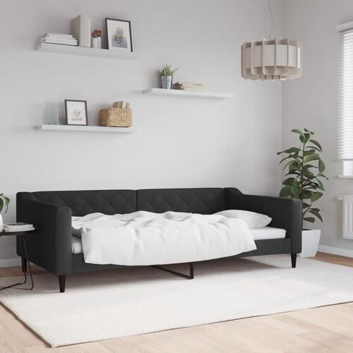 Daybed 100x200 cm stof sort
