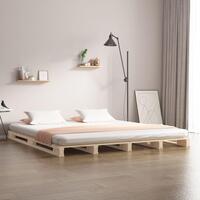 Palleseng 140x190 cm massivt fyrretræ