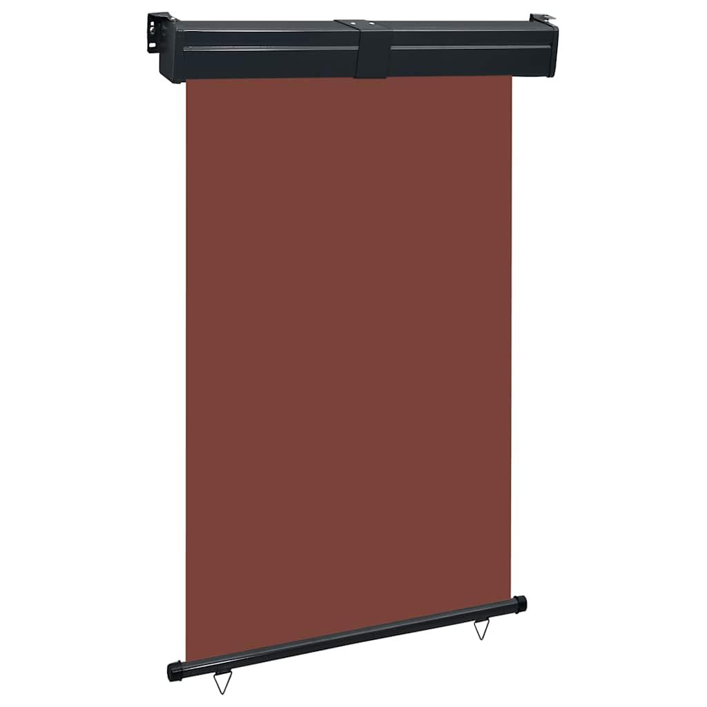 Sidemarkise til altan 125x250 cm brun