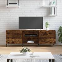 Tv-bord 150x30x50 cm konstrueret træ røget egetræsfarve
