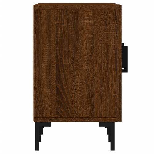 Tv-bord 150x30x50 cm konstrueret træ brun egetræsfarve