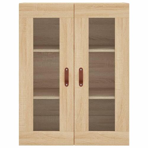 Højskab 69,5x34x180 cm konstrueret træ sonoma-eg