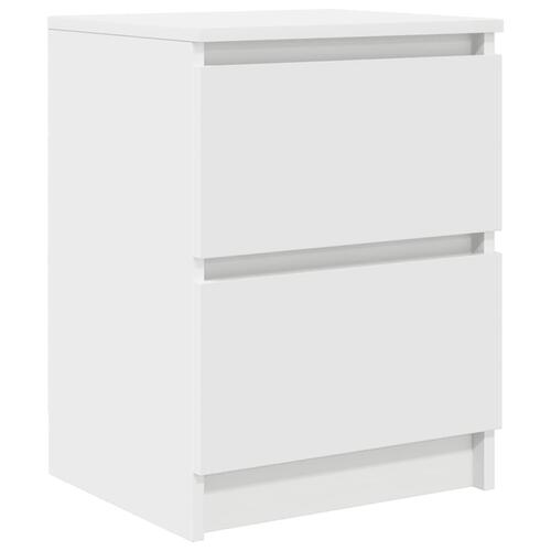 Tv-bord 40x35x54 cm konstrueret træ hvid