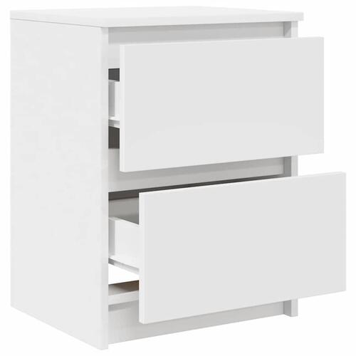 Tv-bord 40x35x54 cm konstrueret træ hvid