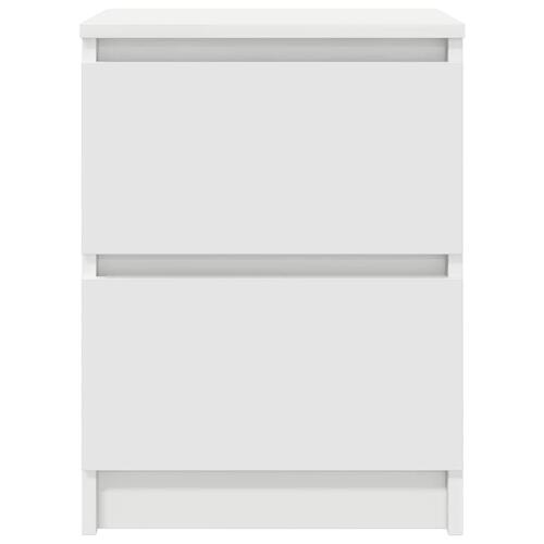 Tv-bord 40x35x54 cm konstrueret træ hvid