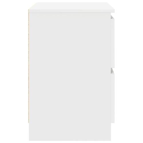 Tv-bord 40x35x54 cm konstrueret træ hvid