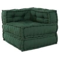 Modulpuf stof 70x70x54 grøn
