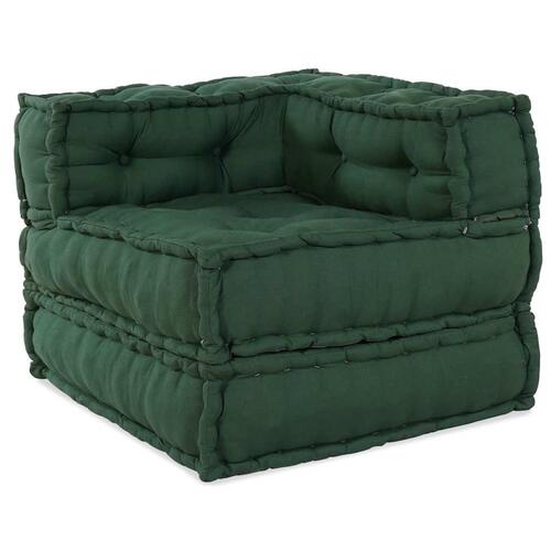 Modulpuf stof 70x70x54 grøn