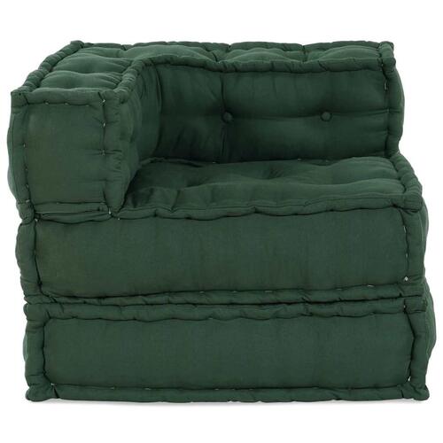 Modulpuf stof 70x70x54 grøn