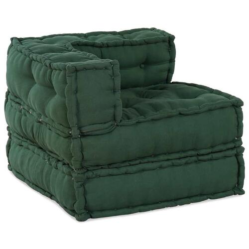Modulpuf stof 70x70x54 grøn