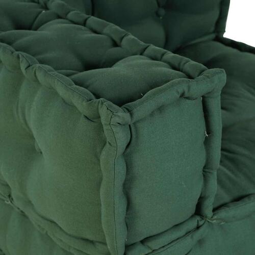 Modulpuf stof 70x70x54 grøn