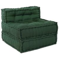 Modulpuf stof 70x70x54 grøn