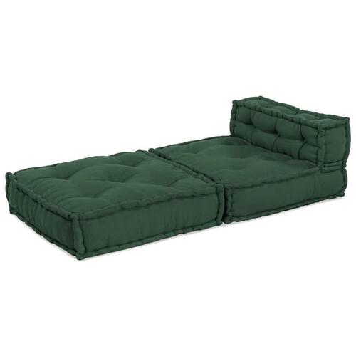 Modulpuf stof 70x70x54 grøn