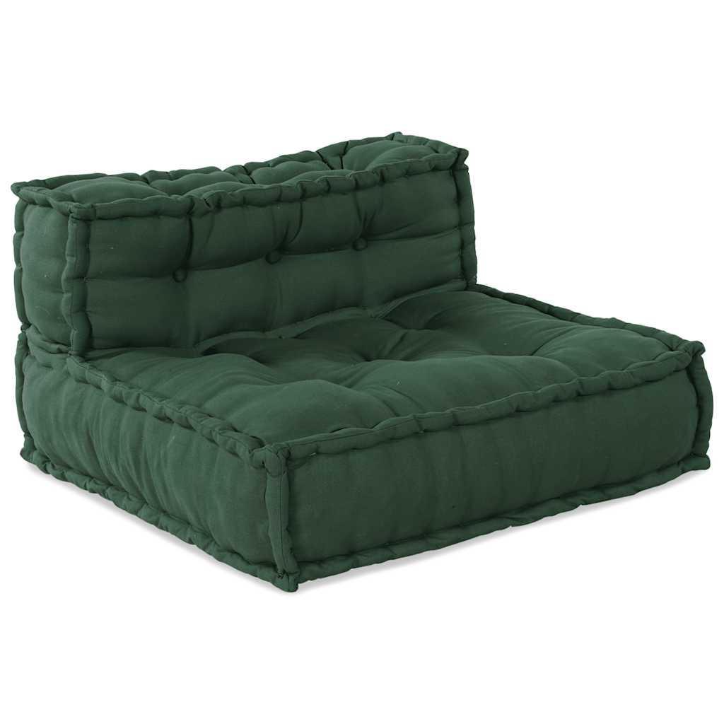 Modulpuf stof 70x70x54 grøn