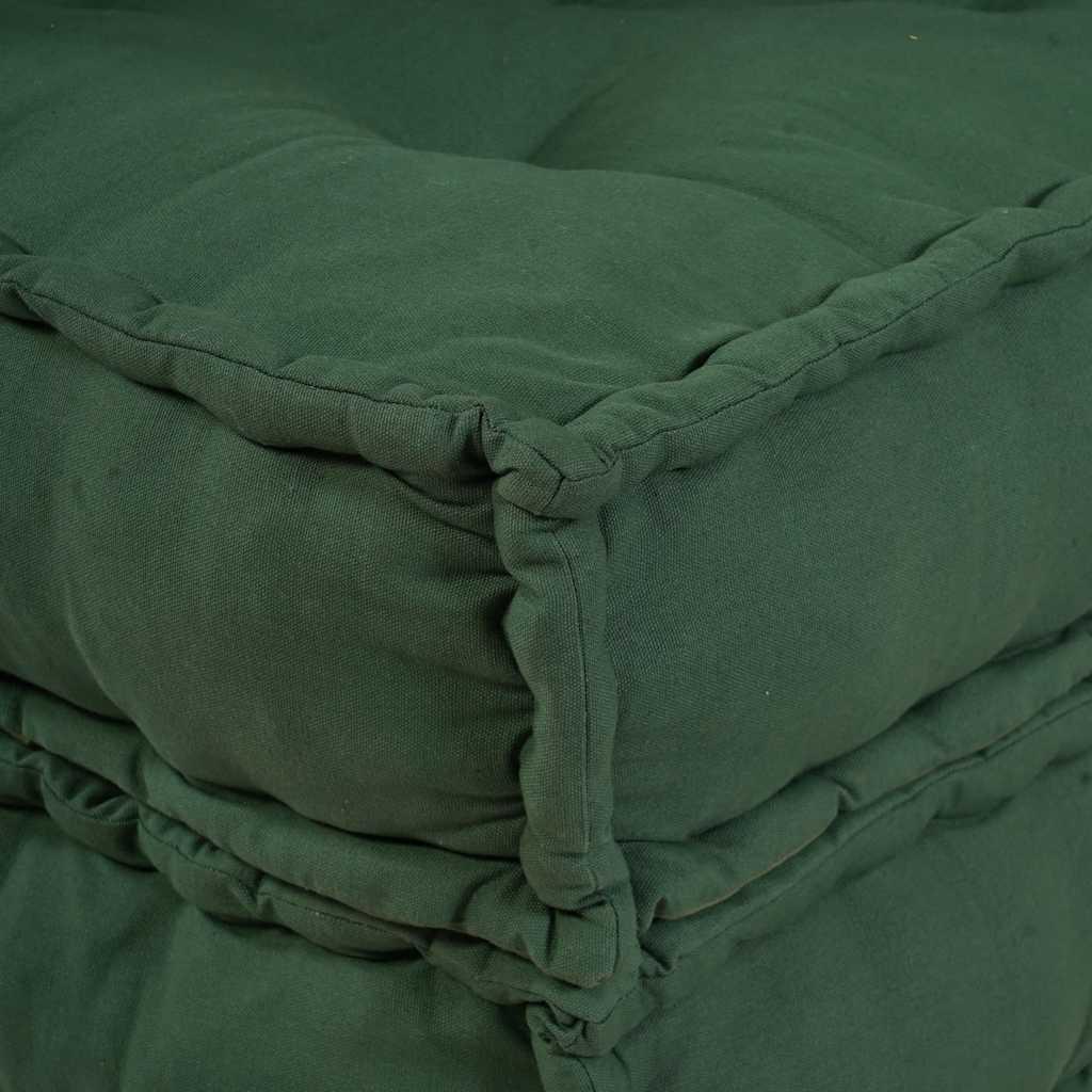 Modulpuf stof 70x70x54 grøn