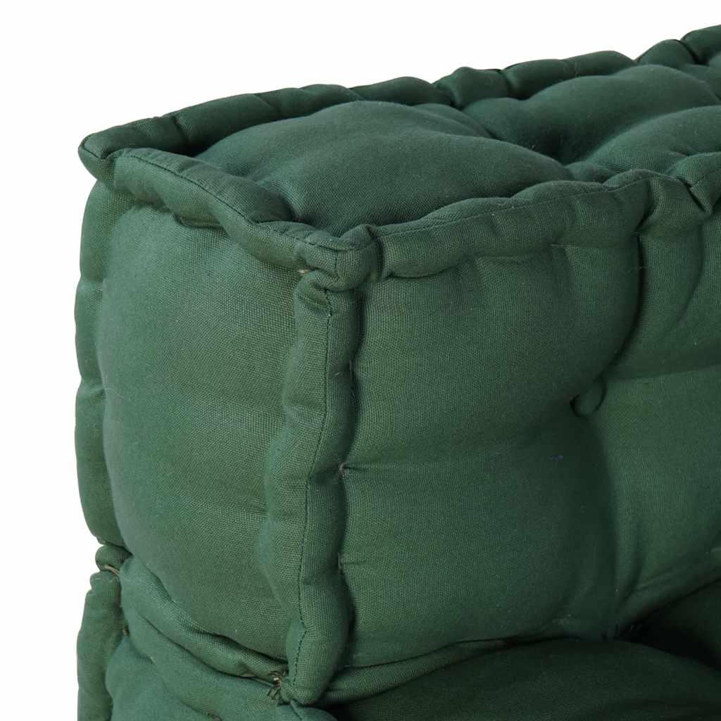 Modulpuf stof 70x70x54 grøn