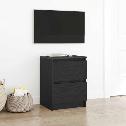 Tv-bord 40x35x54 cm konstrueret træ sort