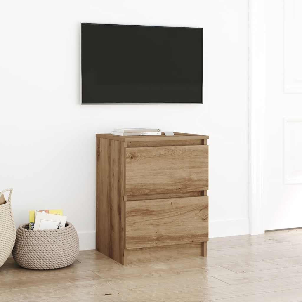 Tv-bord 40x35x54 cm konstrueret træ kunsteg