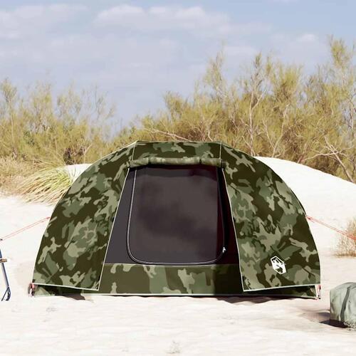 3-personers fisketelt vandafvisende camouflage