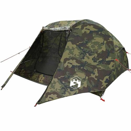 3-personers fisketelt vandafvisende camouflage