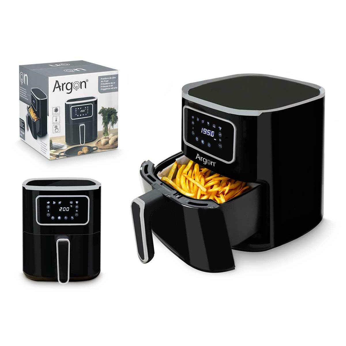 Airfryer Argon 4,5 L - Sort, 1450 W