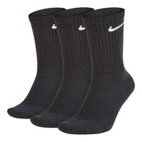 Sportsstrømper Nike EVERYDAY CUSHIONED SX7664 Sort Nylon (3 stk) M