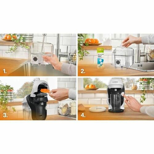 Kapselkaffemaskine BOSCH TAS114E Hvid 1400 W 700 ml