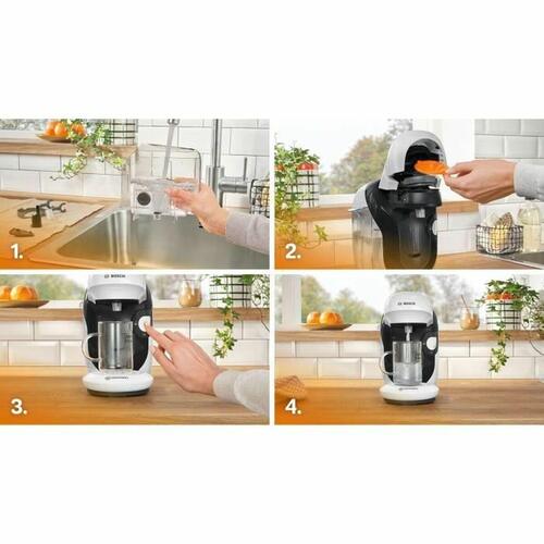 Kapselkaffemaskine BOSCH TAS114E Hvid 1400 W 700 ml