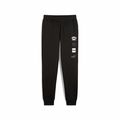 Træningsdragt til voksne underdele Puma Power Graphic Sort Mænd XL