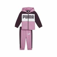 Træningsdragt til børn Puma Minicats Colorblock Lilla 2-3 år