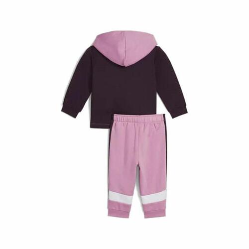 Træningsdragt til børn Puma Minicats Colorblock Lilla 2-3 år