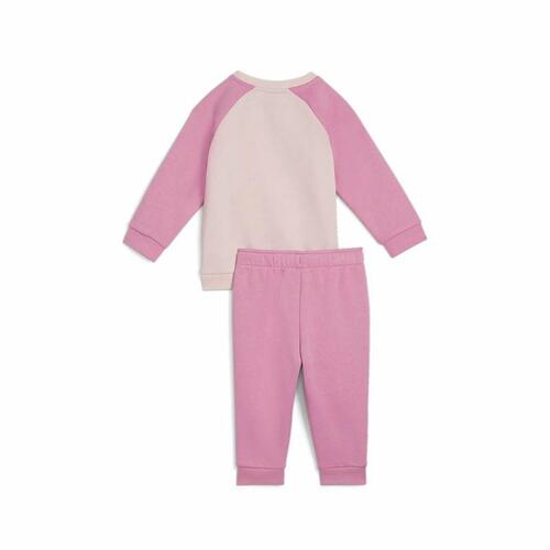 Træningsdragt til børn Puma Minicats Ess Raglan Jogger Fl Pink 3-4 år