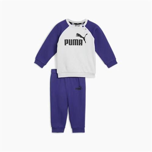 Træningsdragt til børn Puma Minicats Ess Raglan Jogger Fl Marineblå 6-9 måneder
