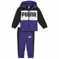 Træningsdragt til børn Puma Minicats Colorblock Jogger Lilla 6-9 måneder