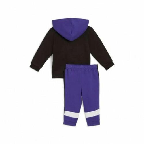 Træningsdragt til børn Puma Minicats Colorblock Jogger Lilla 12-18 måneder