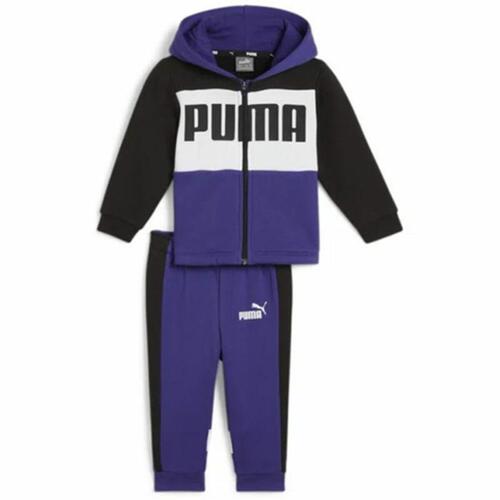 Træningsdragt til børn Puma Minicats Colorblock Jogger Lilla 1-2 år