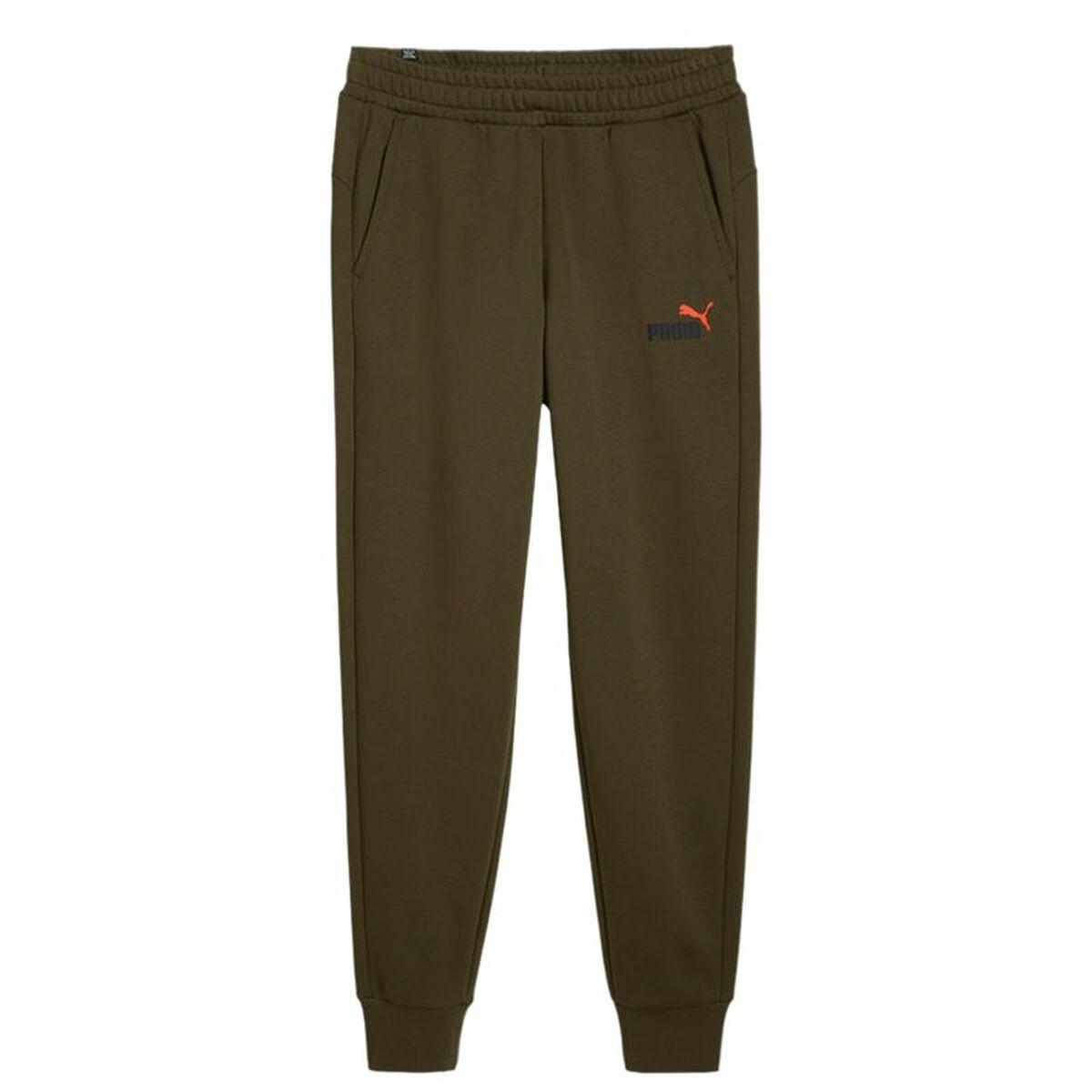 Træningsdragt til voksne underdele Puma Essentials Oliven Mænd L