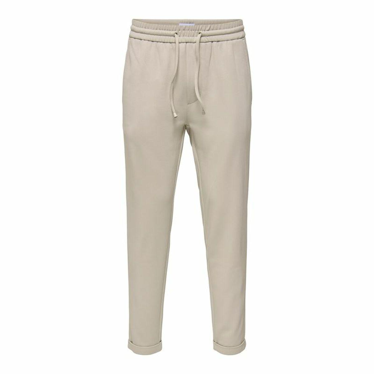 Joggingbukser Only & Sons Onslinus Crop Tap 0192 - Beige (Herre) - S