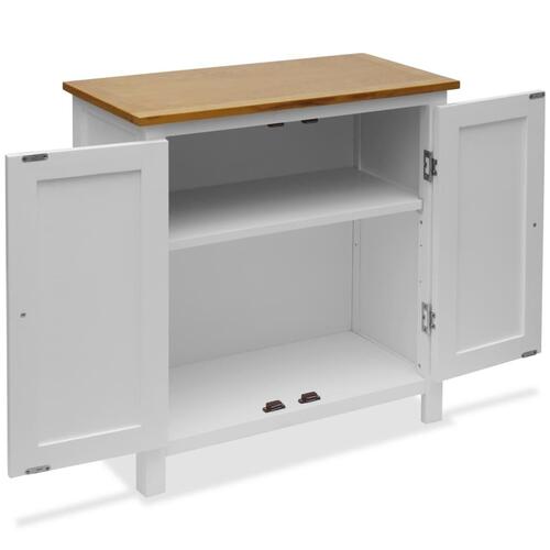 Skænk 70x35x75 cm massivt egetræ