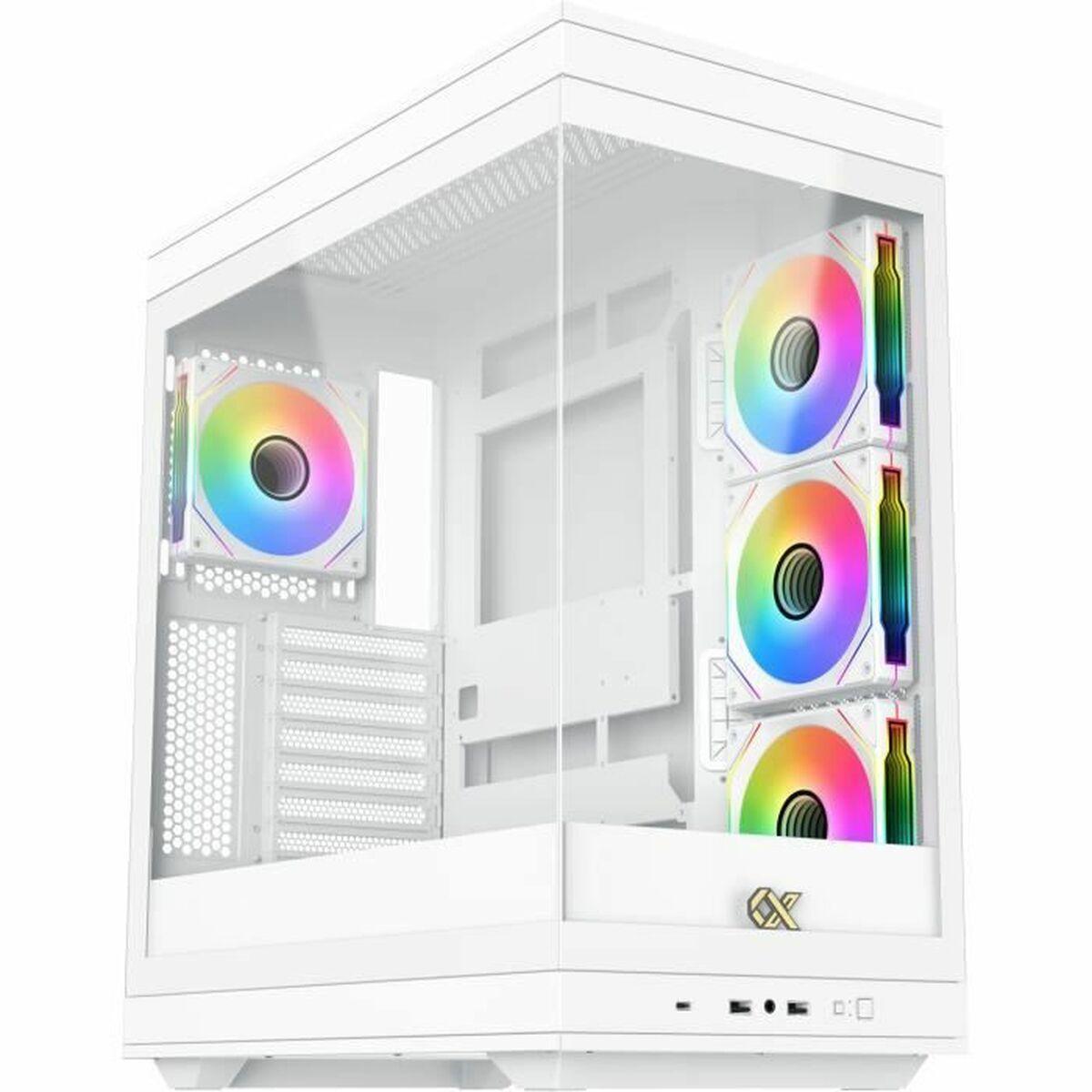 Xigmatek Meta Arctic ATX semi-tårn - hvid RGB kabinet