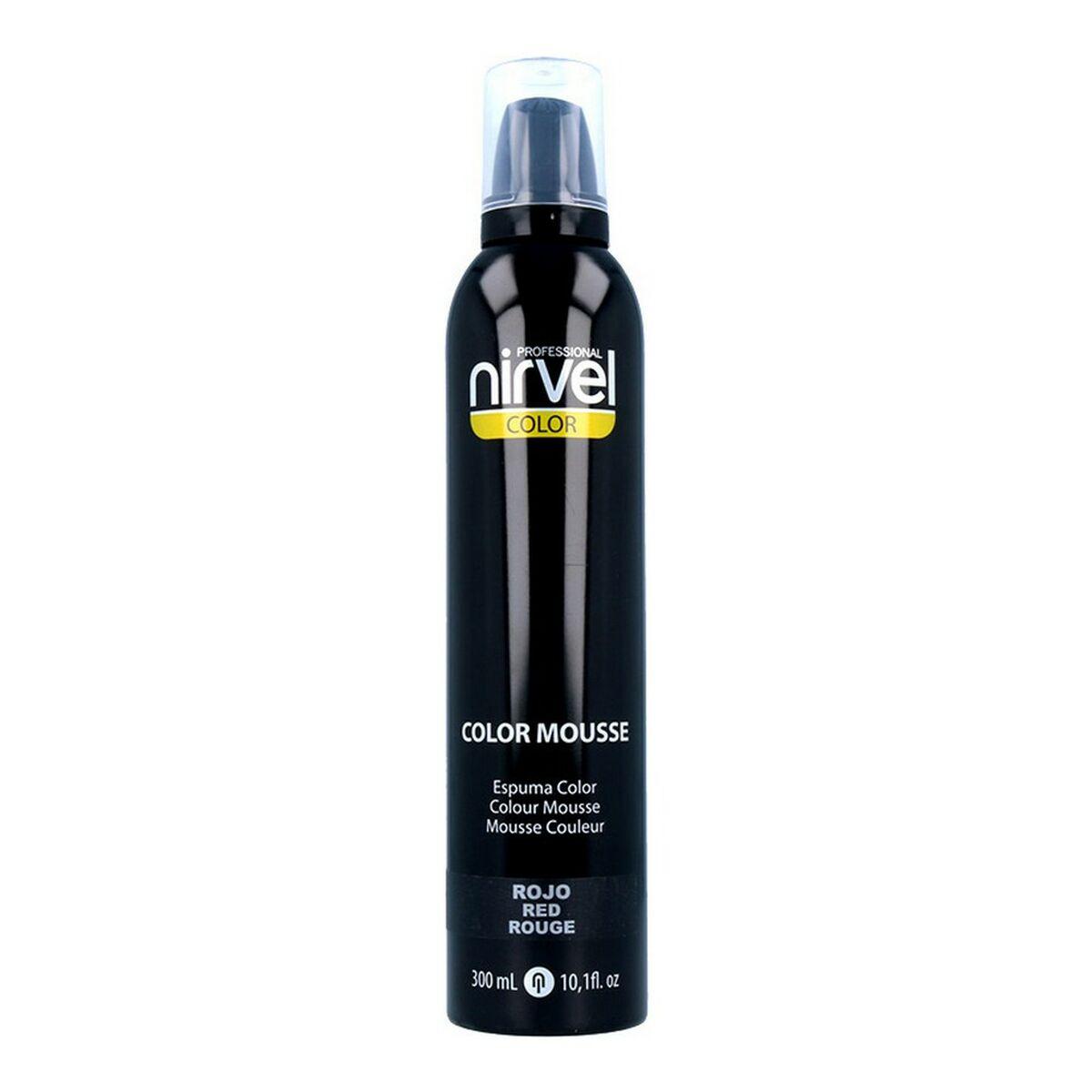 Skum til at give Volumen Color Mousse Nirvel 300 ml Rød (300 ml)