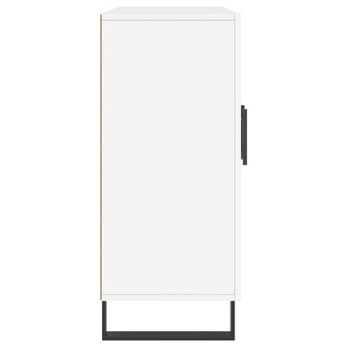 Skab 90x34x80 cm konstrueret træ hvid